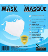 Sequence Health Ltd. masque pour adultes, blanc