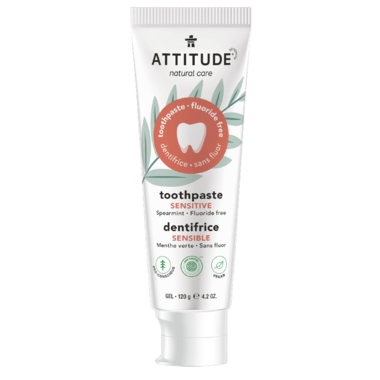 Buy Attitude Toothpaste Fluoride Free Sensitive Spearmint At Well.ca 