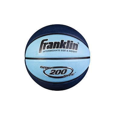 Franklin Sports Junior Size Football - Grip-Rite 1000, Blue/White 
