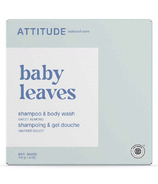 ATTITUDE Baby Leaves Bar Shampooing & Nettoyant pour le corps Amande douce