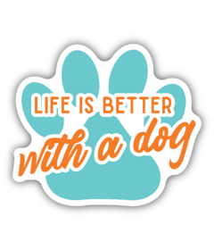 Stickers Northwest Dog Paw Print Sticker