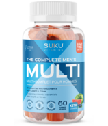 SUKU Vitamins multi-complet pour hommes CoQ10 et fibres