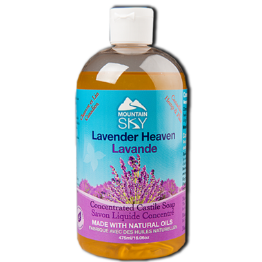 Mountain Sky Lavender Heaven Castile Liquid Soap Mountain Sky Lavender Heaven Castile Liquid Soap