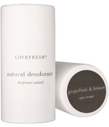 Lovefresh Super Strength Natural Deodorant Grapefruit & Lemon