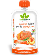 Bioitalia Purée de smoothie organique carotte abricot citrouille