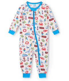 Hatley Bamboo Coverall Painted Seascape