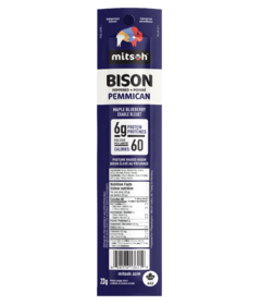 Mitsoh Pemmican Strip Maple Blueberry Peppered