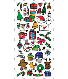 PiCO Temporary Tattoos The Christmas Doodles
