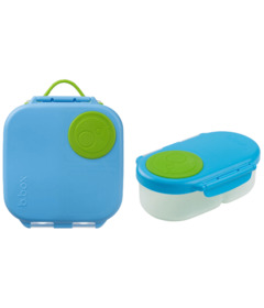 b.box Mini Lunch Box & Snack Box Ocean Breeze Bundle