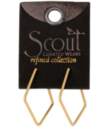 Scout Curated Wears Refined Earring Collection Orion Diamond Hoop Gold