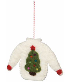 Jubilee By Danica Felt Christmas Tree Ornaments Ugly Xmas Sweater