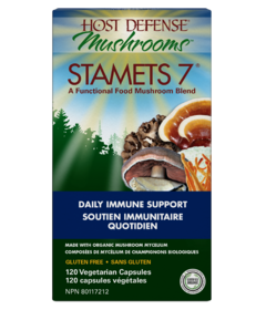 Host Defense Stamets 7 Multi Mushroom Daily Immune Support Capsules