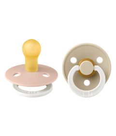 image of BIBS Original Latex Pacifier Pack Blush Vanilla Glow with sku:330285