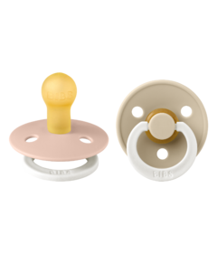 BIBS Original Latex Pacifier Pack Blush Vanilla Glow