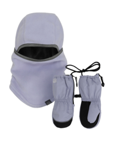 Calikids Balaclava and Waterproof Mitt Lavender Bundle