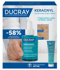Ducray Keracnyl Resurfacing Global Serum Set