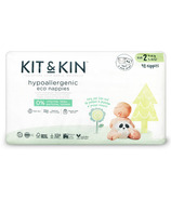Kit & Kin Hypoallergenic Disposable Diapers Mouse and Panda Size 2