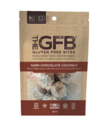 The GFB Gluten Free Bites Dark Chocolate Coconut