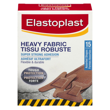 Elastoplast Heavy Fabric Bandages in Assorted Shapes Elastoplast Heavy Fabric Bandages in Assorted Shapes