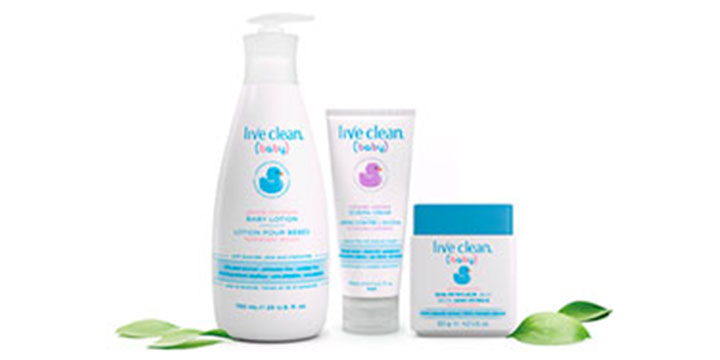 Produits pour bébés Live Clean