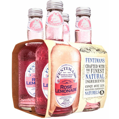 brewed botanically fentimans lemonade traditional rose