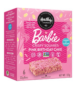 Healthy Crunch Barbie Crispy Squares Pink Birthday Cake