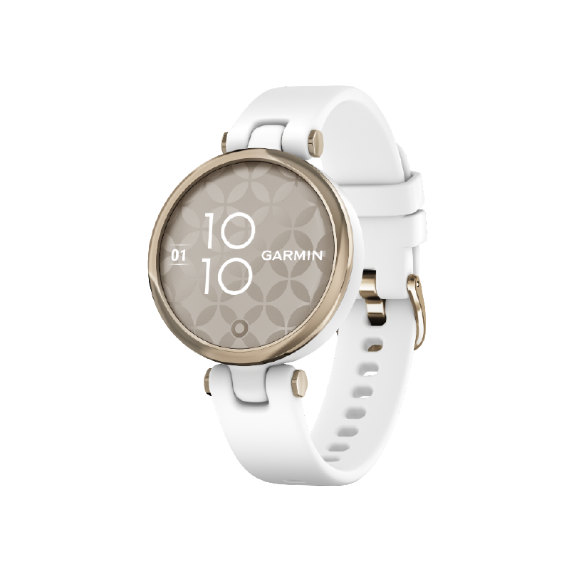Buy Garmin Lily Sport Edition White with Cream Gold Bezel at