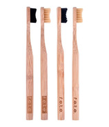 f.e.t.e. Brosse à dents en bambou Multipack Natural