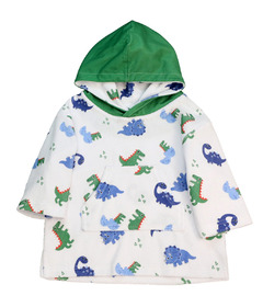 ZOOCCHINI UPF50+ Baby Terry Swim Coverup Dino