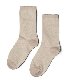 Unified Glitter Sock Champagne