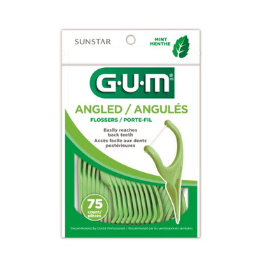 GUM X-Treme Fresh Angled Flossers GUM X-Treme Fresh Angled Flossers
