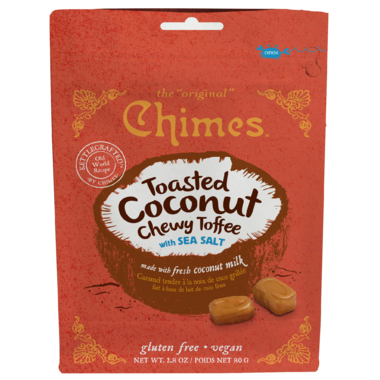Chimes Toasted Coconut Chewy Toffee with Sea Salt Chimes Toasted Coconut Chewy Toffee with Sea Salt