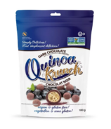 Quinoa Krunch Dark Chocolate Bites with Organic Powdered Blueberry