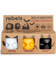Rebels Refinery Halloween Skull Lip Balm Set