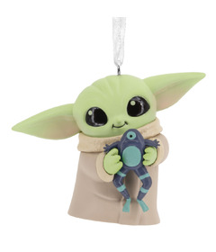 Hallmark Christmas Ornament Star Wars: The Mandalorian Grogu With Frog