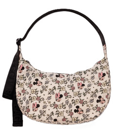 BAGGU Medium Nylon Crescent Bag Storybook Floral