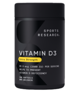 Recherche sportive Vitamine D3 2500IU