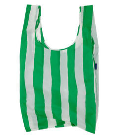 image of BAGGU Big Baggu Green Painted Stripe with sku:320316