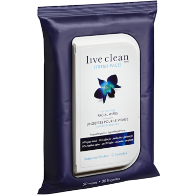 Live Clean Fresh Face Refreshing Facial Wipes Live Clean Fresh Face Refreshing Facial Wipes