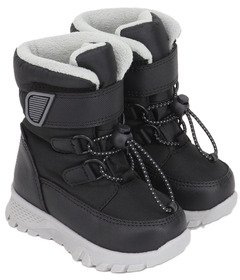Cougar Toddler Slinky Boots Black and Charcoal