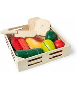 Melissa & Doug Cut & Slice Wooden Play Food