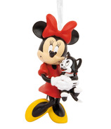 Hallmark Christmas Ornament Minnie Mouse Holding Kitten