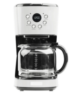 Haden Heritage 12-Cup Programmable Coffee Maker Ivory White