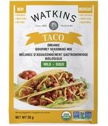 Mélange d'assaisonnement pour tacos Watkins Organic Mild Gourmet
