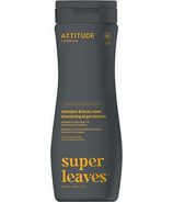 ATTITUDE Super Leaves shampooing et gel douche naturel 2 en 1 sport pour homme