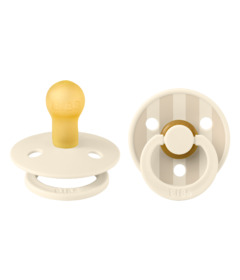 image of BIBS Studio Pacifier Pack Ivory Vanilla with sku:330279