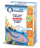 Gerber Wheat, Yogurt & Blueberry Baby Cereal (Add Water)