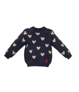 Rise Little Earthling Crewneck Sweater Navy