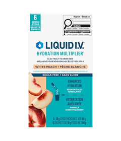 Liquid I.V. Hydration Multiplier Electrolyte Drink White Peach