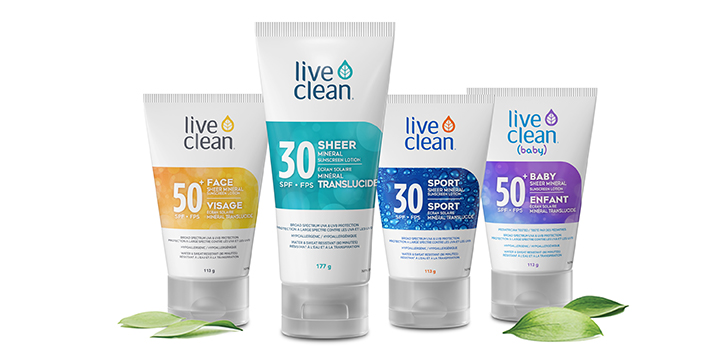 Live Clean Sunscreen Lotion